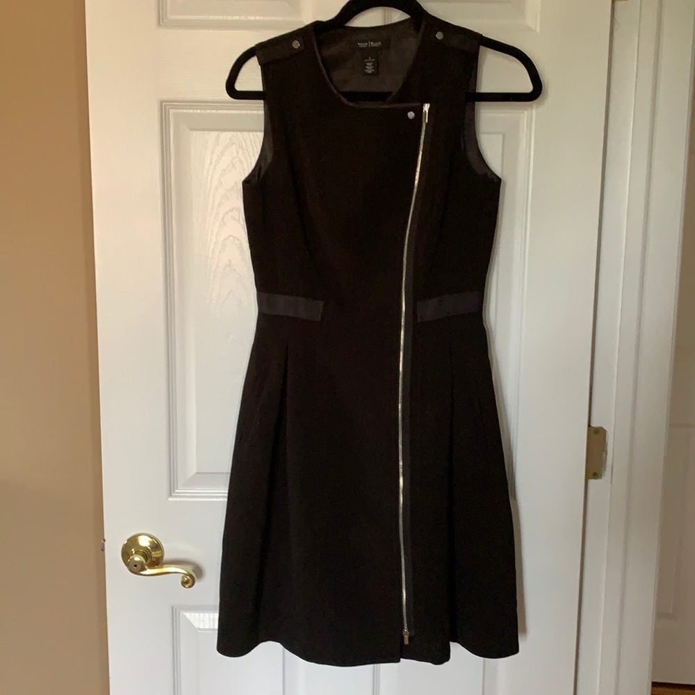 White House Black Market Black Sleeveless Dress